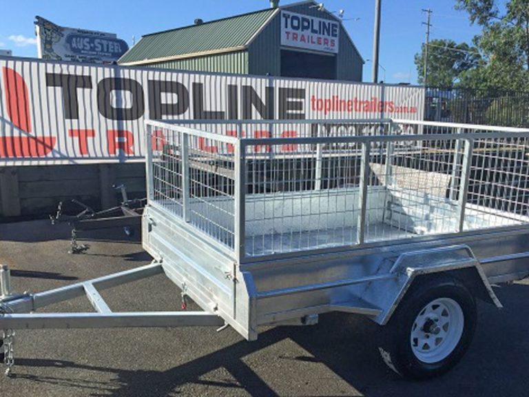 7x5 Galvanised Box Trailer Topline Trailers