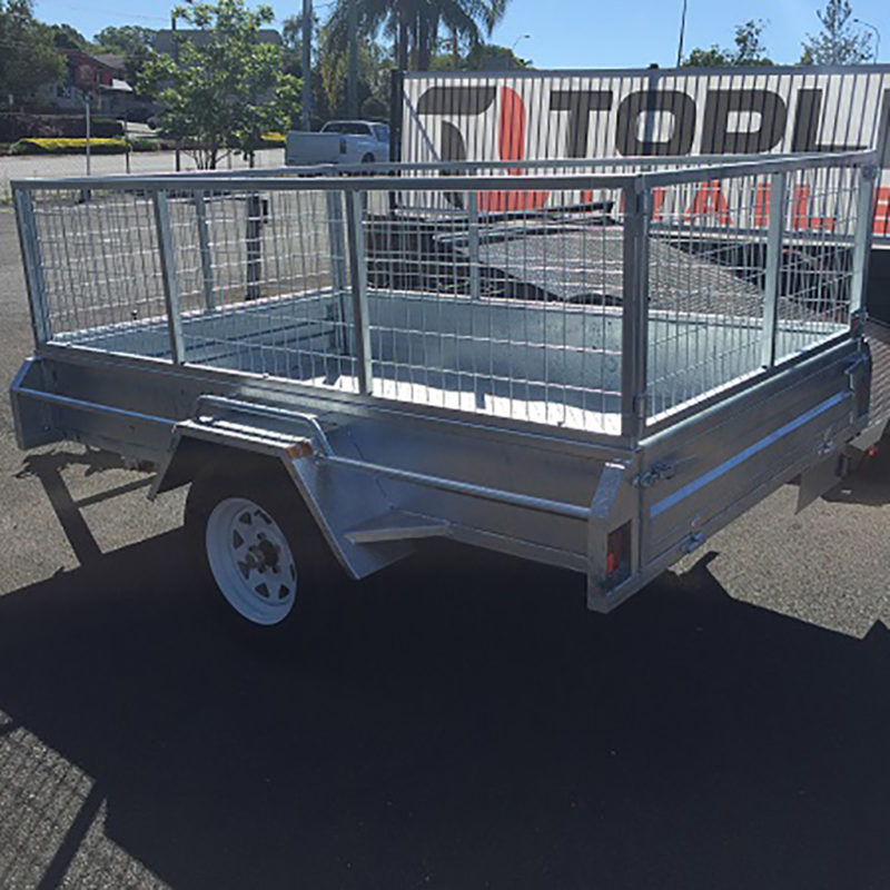 8x5 Caged Box Trailer Hire Logan Book Today Topline Trailers