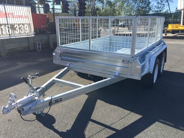 8x5 Tandem Galvanised Box Trailer - Topline Trailers | Brisbane