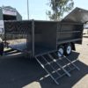 8x5 Mesh Box and Ramps Lawn Mower Trailer