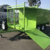 8x5 Front Mesh Box Lawn Mower Trailer